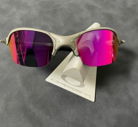 Óculos Juliet Xmetal c. Sideblinders Lente Rosa - Kit Rosa em