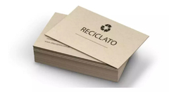 Cartão De Visita Papel Reciclado 240g 2 Lados 500 Unidades - comprar online