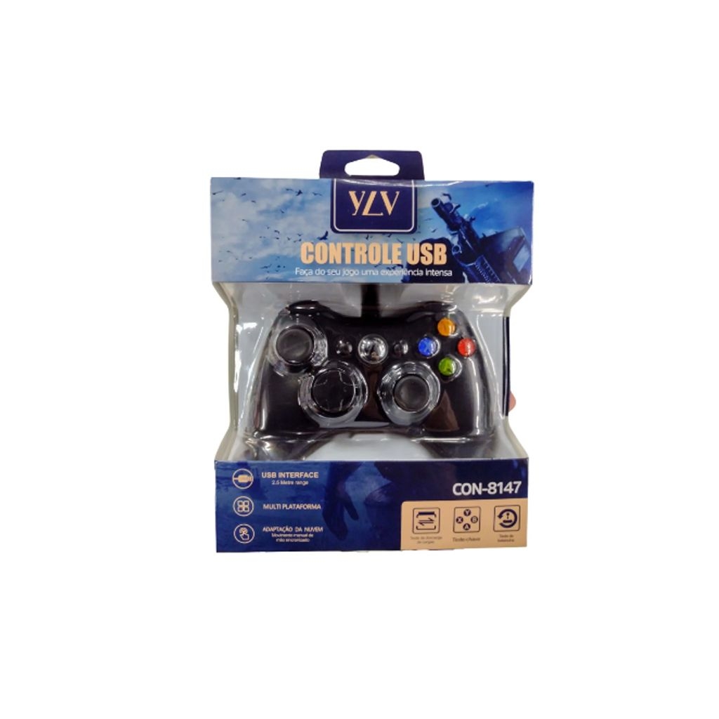 Controle Xbox 360 - INOVA - COM FIO - COM-8147 - Inova Atacadista