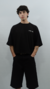 ESSENTIAL TEE BLACK - BOXY FIT