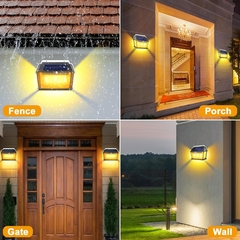 Luz Exterior 3 Focos Panel Solar - Es Necesario