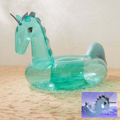 Inflable Pool Party unicornio para pileta grande transparente 1.2m x 0.6m - comprar online