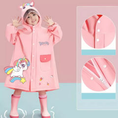 Poncho Pilotin para Lluvia Unicornio Infantil - tienda online