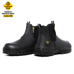 Bota C.A 51.270 Composite Palmilha Anti Perfurante Solado de Borracha - Master Boots