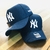 Bone NY Yankees Aba curva Azul Marinho /Branco Forrado na internet