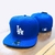 Bone LA Dodgers Aba Reta Fechado Azul Royal / Branco - (Forma Grande) - comprar online