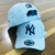 Bone NY Yankees Aba curva Azul Claro na internet