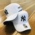 Bone NY Yankees Aba curva Branco/Preto Forrado - comprar online