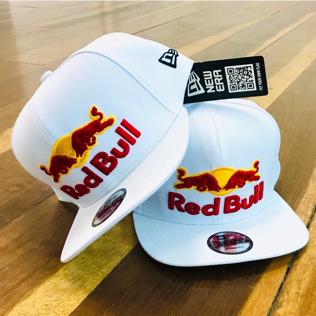 Bone RED BULL Aba Reta Branco - Comprar em ABC BONÉS