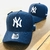 Bone NY Yankees Aba curva Azul Marinho /Branco Forrado - comprar online