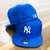 Bone NY Yankees Aba Reta Fechado. Azul Royal/Branco - (Forma Grande) - loja online