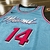 Camisa NBA Import. Miami Heats / Azul Claro - ABC BONÉS
