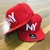 Bone NY New York Aba Reta Fechado Vermelho / Branco - comprar online