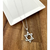 Colar Grande Estrela de David AJDesign em Prata Esterlina 925, Pingente de Triângulos Entrelaçados Com Corrente - comprar online