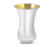 Taça Shabat Kiddush de Prata Esterlina e Placa Quadrada - Design Curvado - comprar online