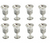 Conjunto de taças pequenas para kidush com decoração de cidade de Jerusalém