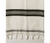 Talitnia Talit Katan de Lã Branca com Franjas Centrais - Listras Pretas - comprar online