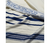Xale de oração Talit Kosher de lã Talitnia - listras azuis e prateadas - comprar online