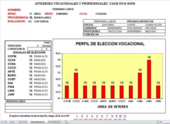 Test Inventario Intereses Vocacional Ocupacional Casm 83/85 - comprar online