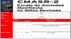 CMASR-2 - Escala de Ansiedad Manifiesta en Niños Revisada Software Ilimitado - comprar online