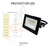 Reflector Led 50w Proyector Luz Fría Candela - comprar online