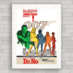 QUADRO DE CINEMA FILME 007 JAMES BOND 1962A na internet