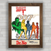 QUADRO DE CINEMA FILME 007 JAMES BOND 1962A