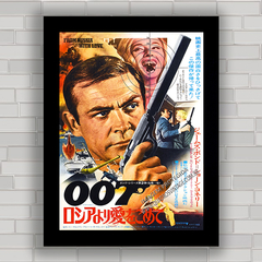 QUADRO DE CINEMA FILME 007 JAMES BOND 1963A - comprar online