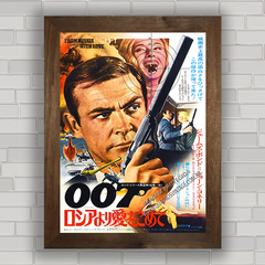QUADRO DE CINEMA FILME 007 JAMES BOND 1963A