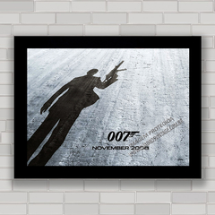 QUADRO DE CINEMA FILME 007 JAMES BOND