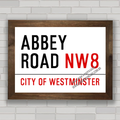 QUADRO DECORATIVO ABBEY ROAD WESTMINSTER na internet