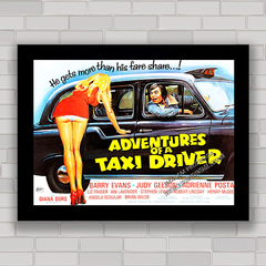 QUADRO FILME ANTIGO ADVENTURES OF TAXI DRIVER