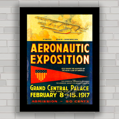 QUADRO DECORATIVO AERONAUTIC EXPOSITION 1917