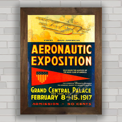 QUADRO DECORATIVO AERONAUTIC EXPOSITION 1917 na internet