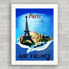 QUADRO DECORATIVO AIR FRANCE PARIS 2 - comprar online