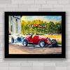 QUADRO DECORATIVO ALFA ROMEO 12C NUVOLARI