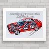 QUADRO DECORATIVO CARRO ALFA ROMEO 33 3