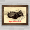 QUADRO DECORATIVO CARRO ALFA ROMEO 6C 1750