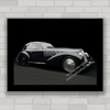 QUADRO DECORATIVO CARRO ALFA ROMEO 8C 1938