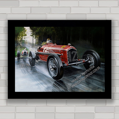 QUADRO DECORATIVO ALFA ROMEO P3 NUVOLARI