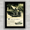 QUADRO DECORATIVO CARRO ANTIGO ALVIS 1964