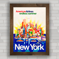 QUADRO RETRÔ AMERICAN AIRLINES NEW YORK na internet