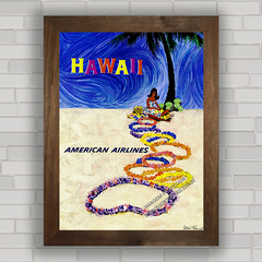 QUADRO RETRÔ AMERICAN AIRLINES HAWAII na internet