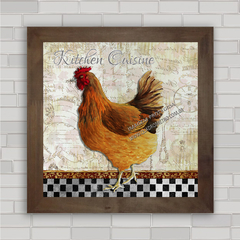 QUADRO DECORATIVO ANIMAIS 105 - GALINHA