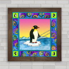 QUADRO DECORATIVO ANIMAIS 172 - PINGUIM na internet