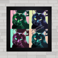 QUADRO DECORATIVO ANIMAIS 185 - GATOS - comprar online