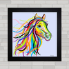 QUADRO DECORATIVO ANIMAIS 37 - CAVALO