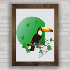 QUADRO DECORATIVO ANIMAIS 38 - TUCANO na internet