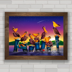 QUADRO DECORATIVO ANIMAIS 59 - PELICANOS na internet