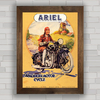 QUADRO DECORATIVO MOTO ARIEL 1930